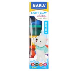 Plastelína / modelína NARA sada 6 barev