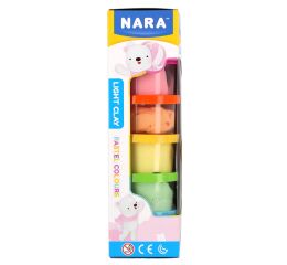 Plastelína / modelína NARA sada 6 pastelových barev