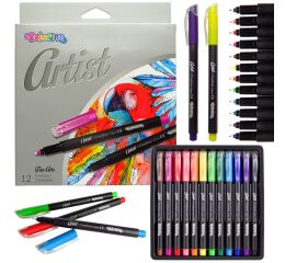 Colorino Artist fixy 12ks Fineliners