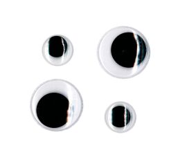 Samolepící oči 30 a 50 mm 4 ks