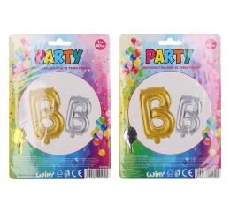Balonky nafukovací ve tvaru písmene B