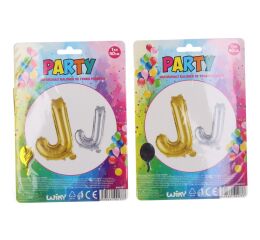Balonky nafukovací ve tvaru písmene J