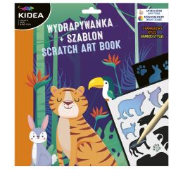 Škrábací obrázek se šablonami