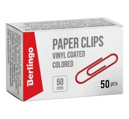 Kancelářské sponky 50 mm Berlingo - barevné