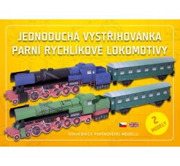 Vystřihovánky Parní lokomotiva