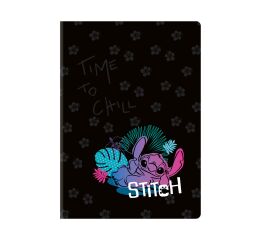 Sešit A4 60 listů Stitch black vzor 3 linka