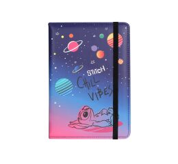 Designový notes A5 Stitch black vzor 3