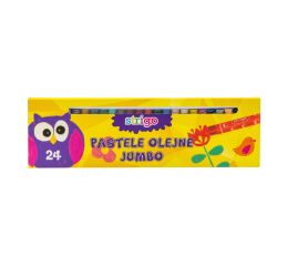 Olejové pastele STRIGO JUMBO 24 barev