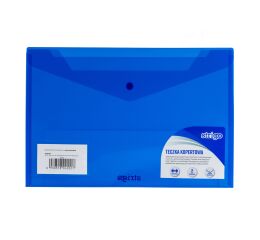 Obálka s drukem A4 PP HORIZONTAL se 2 kapsami modrá