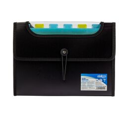 Složka A4 s 12 kapsami STRIGO černá