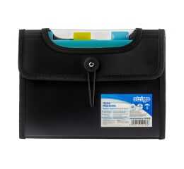 Složka A5 s 6 kapsami STRIGO černá