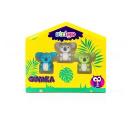 Pryž dekorační - Koala 3 ks