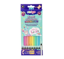 Pastelky STRIGO pastelové 12 barev