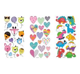 Samolepka 3D Glitter set 2