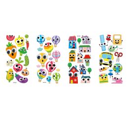 Samolepka 3D Googly Eyes