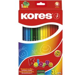 Pastelky Kolores Hexa 36 barev