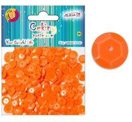 Flitry 10 g pastelové oranžové