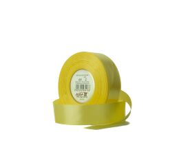 Atlasová stuha 25 mm žlutá - 02