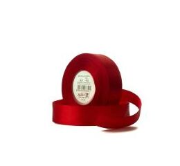 Atlasová stuha 25 mm červená - 08