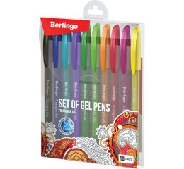 BERLINGO sada 10ks gel 0,5mm modrá