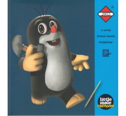 Škrábací obrázky Krtek - modrý