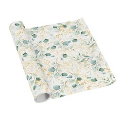 Běhoun stolní airlaid 40x500cm Golden Eucaliptus