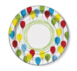 Papírový talíř velký - Eko Balloons