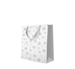 Taška PAW Premium střední Glitter Snowflakes
