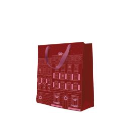 Vánoční papírová taška Paw Premium Christmas Tenements střední