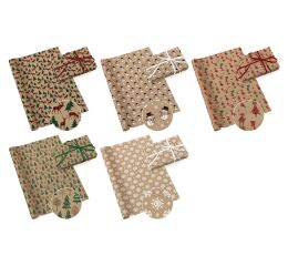 Vánoční balicí papír Kraft 3 0,7 x 2 m