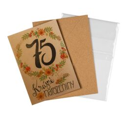 Přání BeBechy 75 Krásné narozeniny