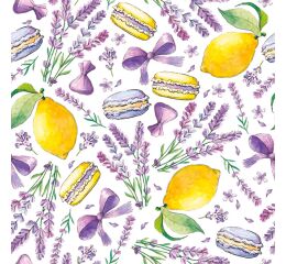 Ubrousky DAISY C (20ks) Limes, Lavender and Macaroons