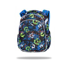 Školní batoh Turtle 16˝ FOOTBALL BLUE