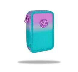 Penál 2 zipy Jumper Gradient Blueberry - vybavený