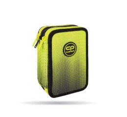 Penál 3 zipy Jumper Gradient Lemon - vybavený
