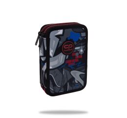 Penál 2 zipy Jumper Street Art - vybavený