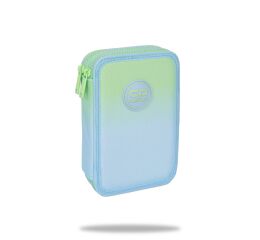 Penál 2 zipy Jumper Gradient Mojito - vybavený