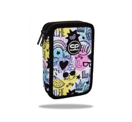 Penál 2 zipy Jumper MOOD - vybavený