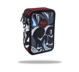 Penál 3 zipy Jumper Street Art - vybavený