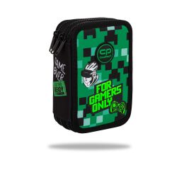 Penál 3 zipy Jumper Game Zone - vybavený