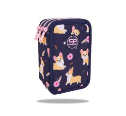 Penál 3 zipy Jumper ELISABETH - vybavený