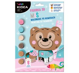 Malování podle čísel 3D Medvěd