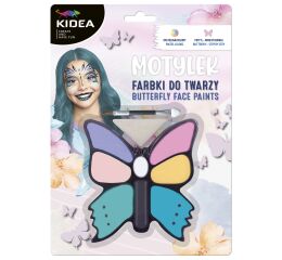 Barvy na obličej KIDEA MOTÝL 8 ks