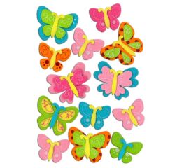 BREWIS samolepka filc FVC100 13ks Motýli