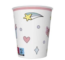 Papírový kelímek 0,25l Colourful Unicorns
