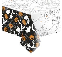 Papírový ubrus 180 cm Scary Halloween Pattern
