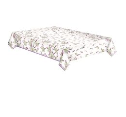 Papírový ubrus 180 cm Lavender Twigs