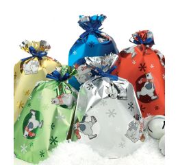 Vánoční sáček Orso Polare 20 x 35 cm