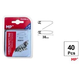 Špendlíky zavírací 38 mm 40 ks