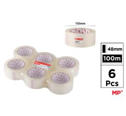 Lepící páska 48 mm 100 m transparentní